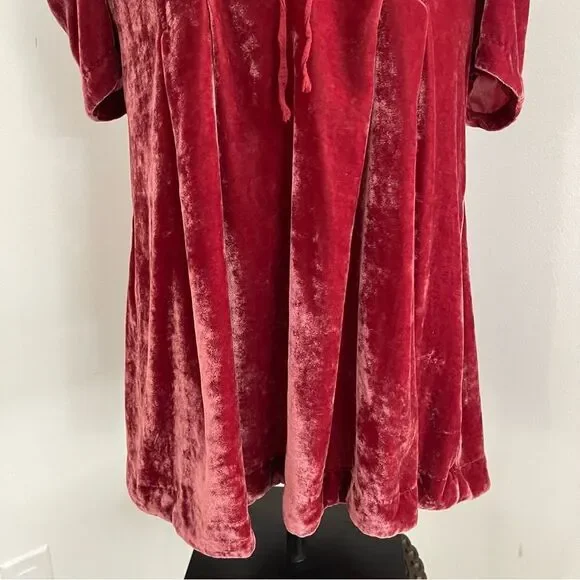 ✨ Free People Ivy Velvety Babydoll Tunic | Dark Berry | XS ✨ - Picture 4 of 13